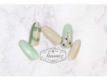 アモウズ(Amouz)/定額【Xmasネイル】1