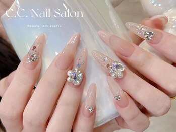 シーシーネイルサロン 池袋(C.C.Nail salon)/長さ出し持込みアート