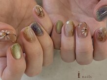 アイネイルズ 吉祥寺店(I nails)/手描きフラワー
