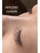 シンシア アイラッシュ(sincere eyelash)/カラーエクステ！ダークブラウン