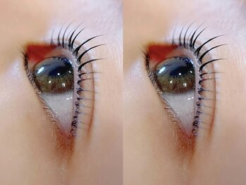 リルフィーユ(Rire Feuille)の写真/ナチュラルもしっかりも。目元は選べる時代!垢抜けSetで眉とまつ毛を整え、ブラウンカラーで抜け感をプラス