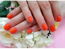 プルミエ ネイル(Premier Nail)/ビタミンカラー☆オレンジネイル