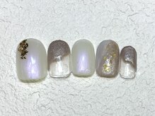 カラネイル 南森町店(calla nail)/ラメ×インクアート
