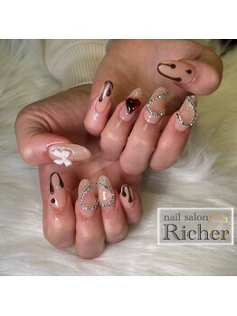 エスフィーネイルサロン リシェル(Esfy nailsalon Richer)/バレンタインネイル