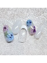 ブランチェ 大崎店(Blance)/押し花ネイル