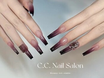 シーシーネイルサロン 池袋(C.C.Nail salon)/長さ出しカラグラデーション