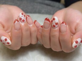 さくらんぼネイル