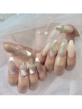 アーズネイル(R'z Nail)の写真/＼浜町から車で10分！駐車場完備◎／仕上がりの圧倒的満足度にリピーター様続出★爪に優しいフィルイン施術