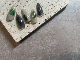 【砂ジェルアートネイル】