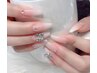 《mika&mio限定》ベイビーブーマーネイルorガラスフレンチ　ドライケア込み