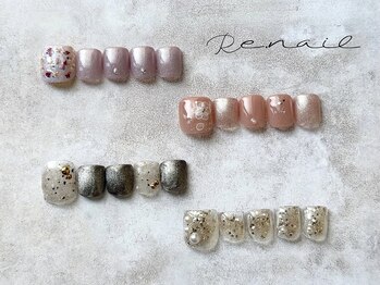 リーネイル 薬院店(Re.nail)/フット定額デザイン　6500円♪