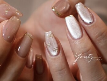 ユーティーネイル(Youty Nail)の写真/≪生活に馴染む色彩美≫美しさを徹底追求した、極上のシンプルネイル。カラーもフォルムも妥協せず完璧に＊