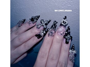 ノーリミットオオサカ 心斎橋(NOLIMIT.OSAKA)/フィルイン/長さだしネイル