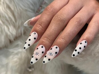 シェリーラメール 渋谷(cherielamer)/ドットネイル