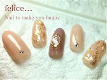 ネイルサロン フェリーチェ(felice)/【定額ネイル】¥7980