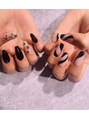 ティファアイラッシュアンドネイル 武蔵小杉(Tiffa eyelash&nail) 左右非対称BLACK&BLACK