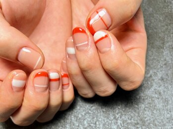 イル(ile)/モンドリアン風　変形フレンチ　