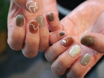 グレースネイルファクトリー(grace'nail factory)/フィルイン/ニュアンスネイル