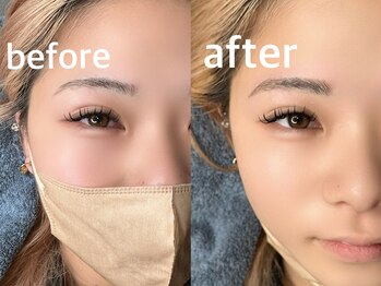 ミヨン(Miyon)/黄金比マップブロウwaxメイク付