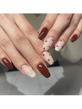 ミントリーフ バイ リート(Mint leaf by Reat)/ボルドー×ハート