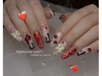 バレンタインネイル♪