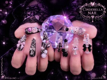 シンデレラネイル(CINDERELLA NAIL)/【チップ長さだしネイル】