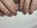 pink×gray gradation