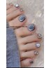 foot250カラー★ちゅるんマグネット♪キラキラフラッシュネイル★オフ込み