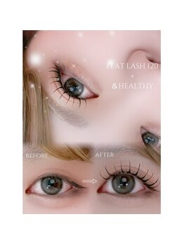 チャーム(charm)の写真/下がりまつげの方や逆まつげの方でもパッチリまつげ☆エクステもパーマも理想のデザインに☆アンドヘルシー