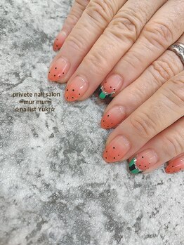 プライベート ネイルサロン マーマ(murmur)/スイカネイル