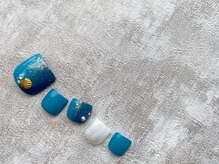 スリー(THREE)/Aug.2021/nail design