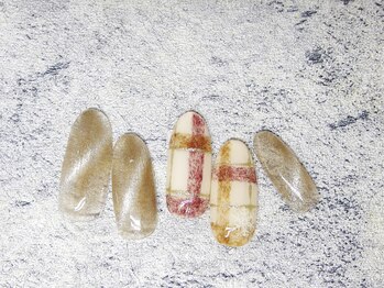ネイルライフ(NailLife)/チェックマグネイル