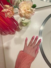 pink snake skin