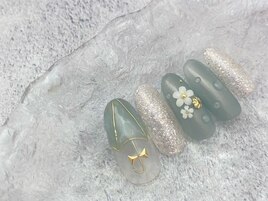 梅雨ネイル¥6980