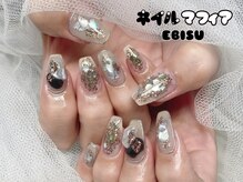 ネイルマフィア 恵比寿(NAIL MAFIA)/秋ネイル/ニュアンス/キラキラ