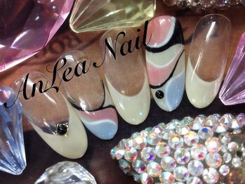 アンレア(AnLea)/プッチ柄ネイル