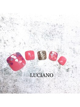 ルチアーノ(LUCIANO)/フットネイル定額デザイン7500円