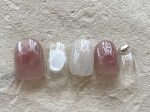 アイネイルズ 梅田店(I nails)/チークネイルサンド春¥7700