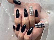 トリー アンド デリー(Toliy&Deliy)/パールとチェックのアクセント