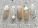 バレンタインネイル　￥7980