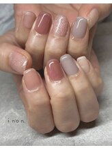 イノン ネイル(inon nail)/シンプルだけどカラフル