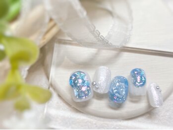 ブレス 仙台駅前本店(BLESS)/うるキラブルーネイル♪