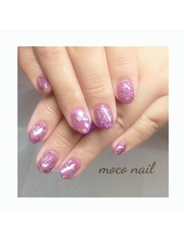 モコネイル(moco nail)/☆ワンカラー2本アート☆
