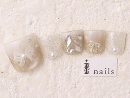 キラキラリボンフット10480円