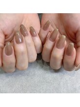 プライズアイリス アイラッシュ 池袋東口店(prize Iris eyelash)/シアーブラウンネイル【池袋】