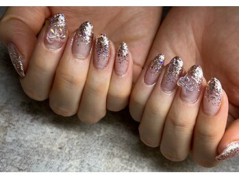 美フォルムラメグラデーション