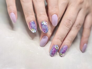 2M ネイル アトリエ(2M NAIL ATELIER)/ドロップネイル 梅雨 海