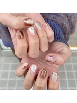 ミントリーフ バイ リート(Mint leaf by Reat)/ブラウンニュアンス