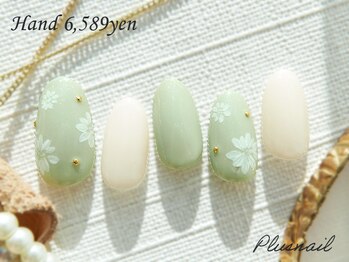 プラスネイル 自由が丘店(PLUS NAIL)/【2593】定額6,589円春色
