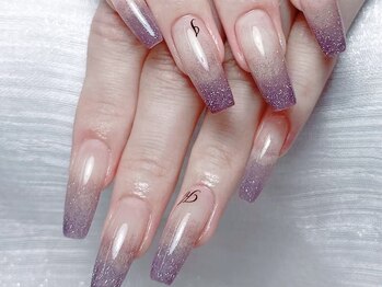 クイーンズネイルサロン(Queen's nail salon)/ラメグラデーション